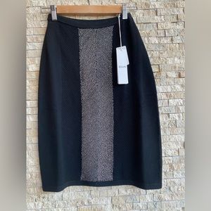 EDUN Compact Viscose Blend Womens Skirt Size S Black
